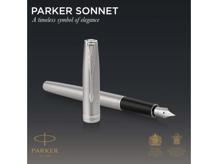 PARKER Stylo plume SONNET Acier S.T.