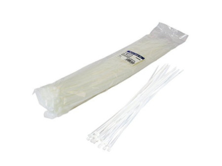 LogiLink Attache-câbles, 400 x 4,4 mm, nylon, blanc