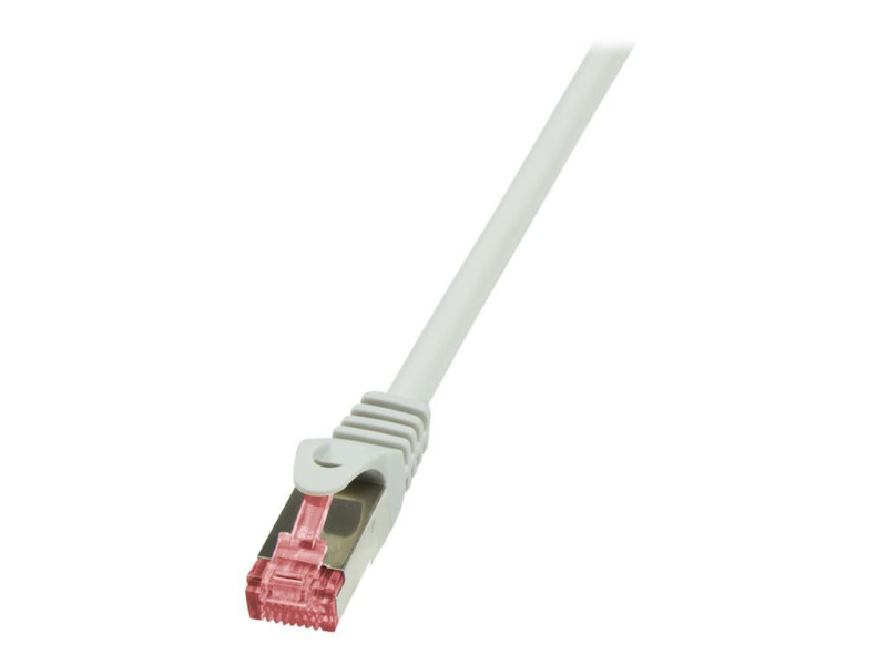 LogiLink Câble patch, Cat. 6, S/FTP, 30,0 m, gris