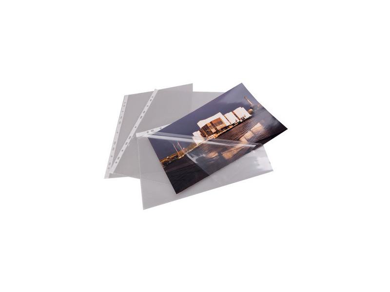 proOFFICE Pochette perforée, A4, film PP, transparent