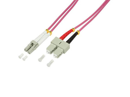 LogiLink Câble Patch à fibre optique, LC Duplex - SC Duplex