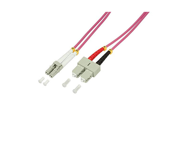 LogiLink Câble Patch à fibre optique, LC Duplex - SC Duplex