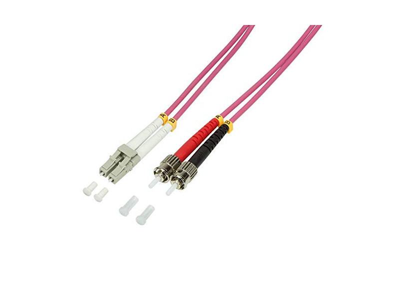 LogiLink Câble Patch à fibre optique, LC Duplex - 2 x ST