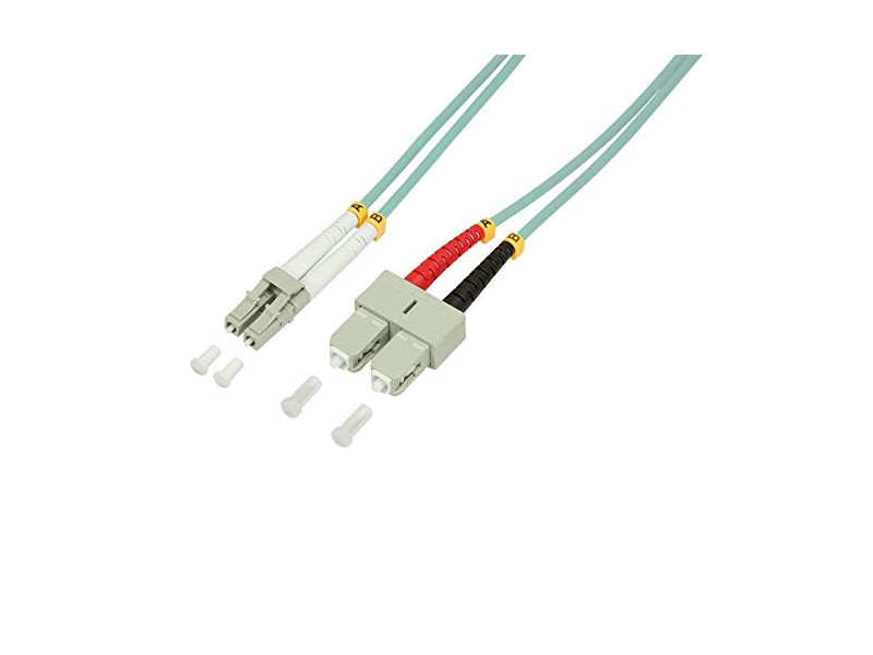 LogiLink Câble Patch à fibre optique, LC Duplex - SC Duplex