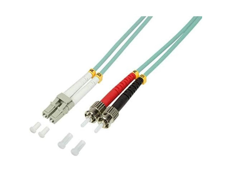 LogiLink Câble Patch à fibre optique, LC Duplex - 2 x ST