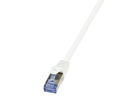 LogiLink Câble patch PrimeLine, Cat. 6A, S/FTP, 1,5 m, blanc