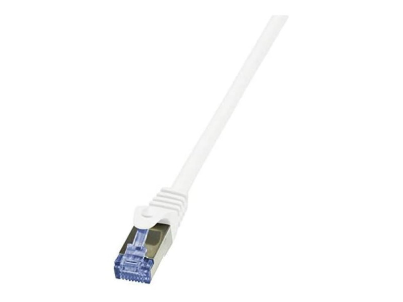 LogiLink Câble patch PrimeLine, Cat. 6A, S/FTP, 3,0 m, blanc