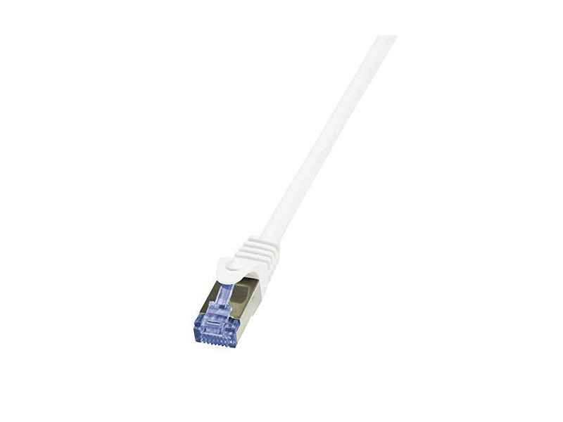 LogiLink Câble patch PrimeLine, Cat. 6A, S/FTP, 15 m, blanc