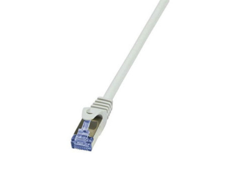 LogiLink Câble patch PrimeLine, Cat. 6A, S/FTP, 1 m, gris