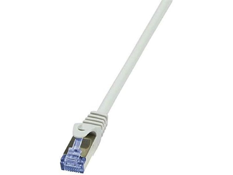 LogiLink Câble patch PrimeLine, Cat. 6A, S/FTP, 1,5 m, gris