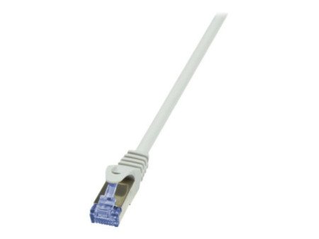 LogiLink Câble patch PrimeLine, Cat. 6A, S/FTP, 2,0 m, gris