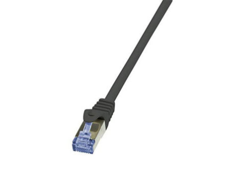 LogiLink Câble patch PrimeLine, Cat. 6A, S/FTP, 10 m, noir