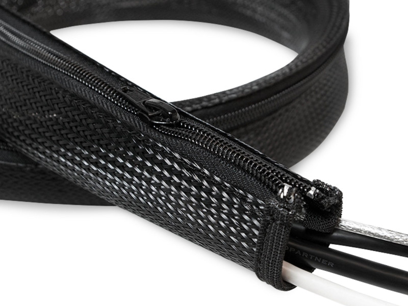 LogiLink Gaine pour câble, 2,0 m, capacité: 20 mm, noir