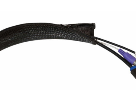 LogiLink Gaine pour câble, 2,0 m, capacité: 35 mm, noir