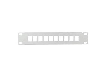 LogiLink Panneau de brassage keystone 10', gris clair