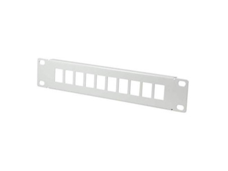 LogiLink Panneau de brassage keystone 10', gris clair