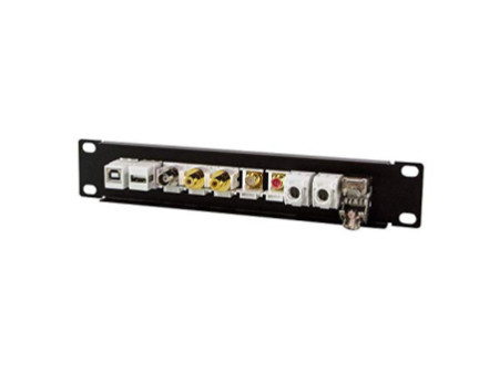 LogiLink Panneau de brassage keystone 10', noir