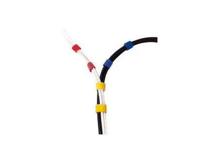 LogiLink Ruban auto-agrippant, 16 mm x 4 m, noir