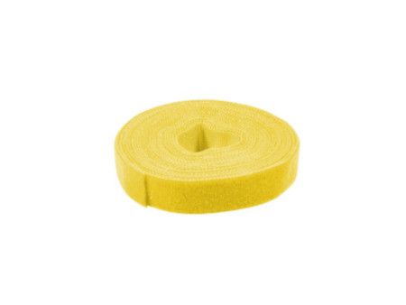 LogiLink Ruban auto-agrippant, 16 mm x 4 m, jaune