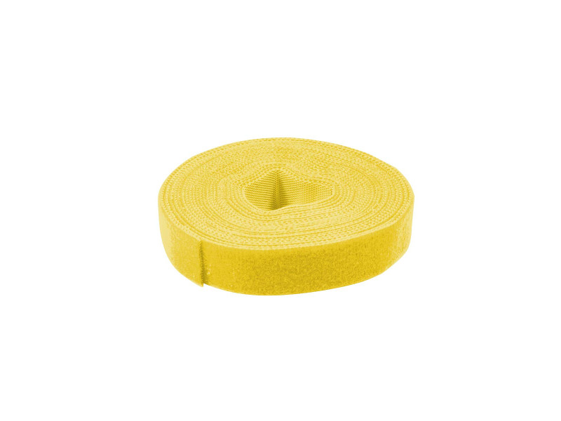 LogiLink Ruban auto-agrippant, 16 mm x 4 m, jaune