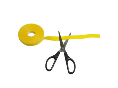 LogiLink Ruban auto-agrippant, 16 mm x 4 m, jaune