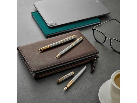 PARKER Stylo à bille SONNET Ciselé Argent G.T.