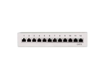 LogiLink Panneau de brassage de bureau Cat.6, blindé,