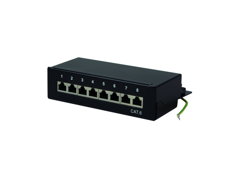 LogiLink Panneau de brassage de bureau Cat.6, blindé