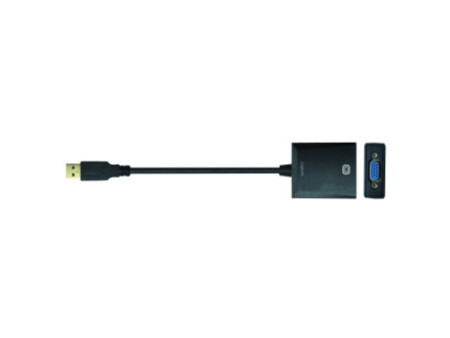 DIGITUS Adaptateur graphique USB 3.0 - VGA, noir
