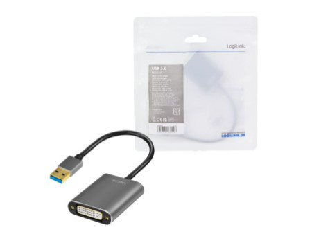 DIGITUS Adaptateur graphique USB 3.0 - DVI, noir