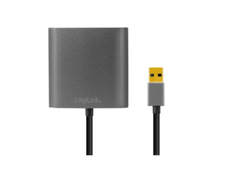 LogiLink Carte graphique USB 3.0 - HDMI/VGA, noir