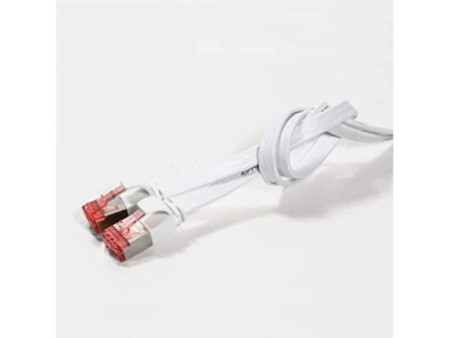 LogiLink Câble patch plat U/FTP, Cat.6A, 3,0 m, blanc