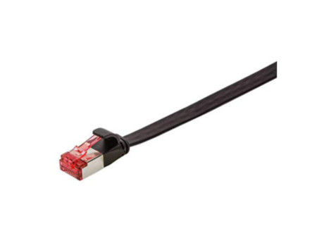 LogiLink Câble patch plat U/FTP, Cat.6A, 3,00 m, noir