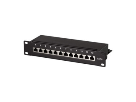 Logilink Panneau de brassage 10' cat. 6, blindé, 12 ports