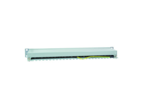 LogiLink panneau de brassage Cat.6 EconLine, 24 Ports, gris