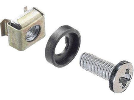 LogiLink Jeu de vis M6 pour composants 19', 20 pièces