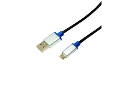LogiLink Câble de connexion Premium USB 2.0, USB-A - micro
