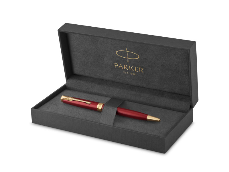 PARKER Stylo à bille SONNET Rouge Intense G.T.
