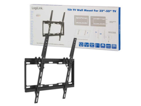LogiLink Support mural pour téléviseur, inclinable pour