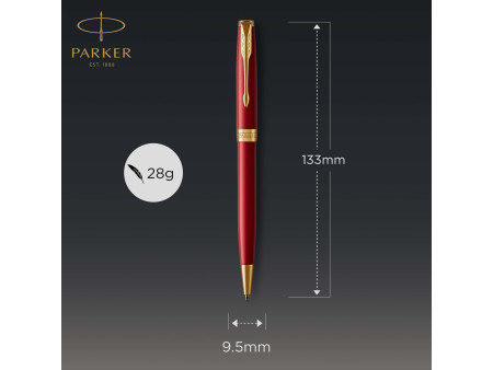 PARKER Stylo à bille SONNET Rouge Intense G.T.