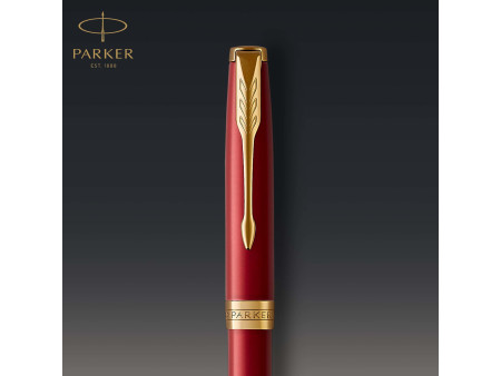PARKER Stylo à bille SONNET Rouge Intense G.T.