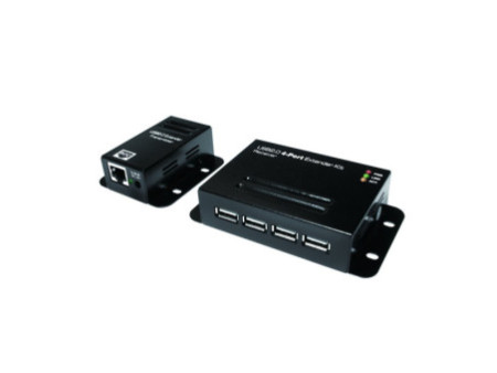 Logilink Set extenseur USB 2.0, avec 4 ports USB Hub, PoE