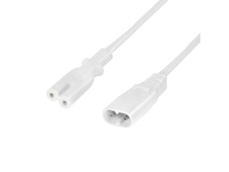 LogiLink Câble de rallonge à 3 broches, C8 - C7, 2,0 m