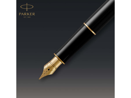 PARKER Stylo plume SONNET Laque Noire G.T.