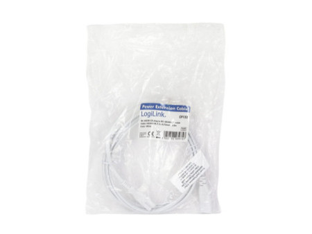 LogiLink Câble de rallonge à 3 broches, C8 - C7, 2,0 m
