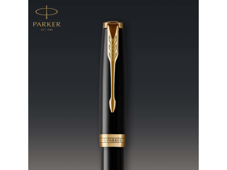 PARKER Stylo plume SONNET Laque Noire G.T.