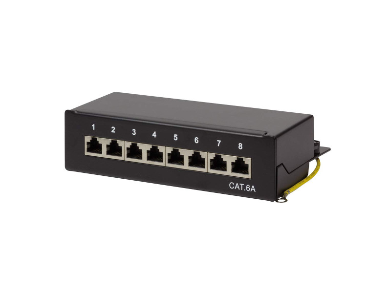 LogiLink panneau de brassage Patch Panel cat. 6A, 8-Ports,