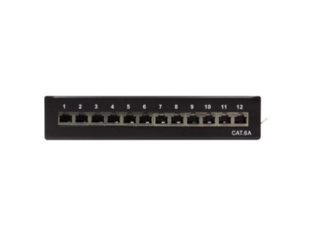 LogiLink panneau de brassage Patch Panel cat. 6A, 12-Ports,