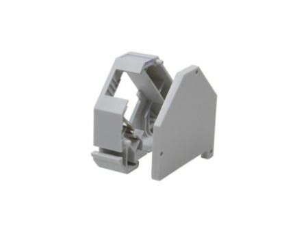 LogiLink Adaptateur rail DIN pour un module keystone, gris