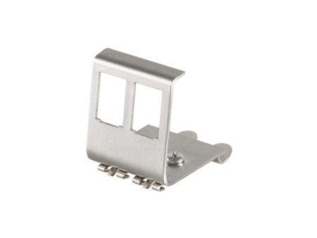 LogiLink Adaptateur rail DIN pour 2 modules Keystone, métal
